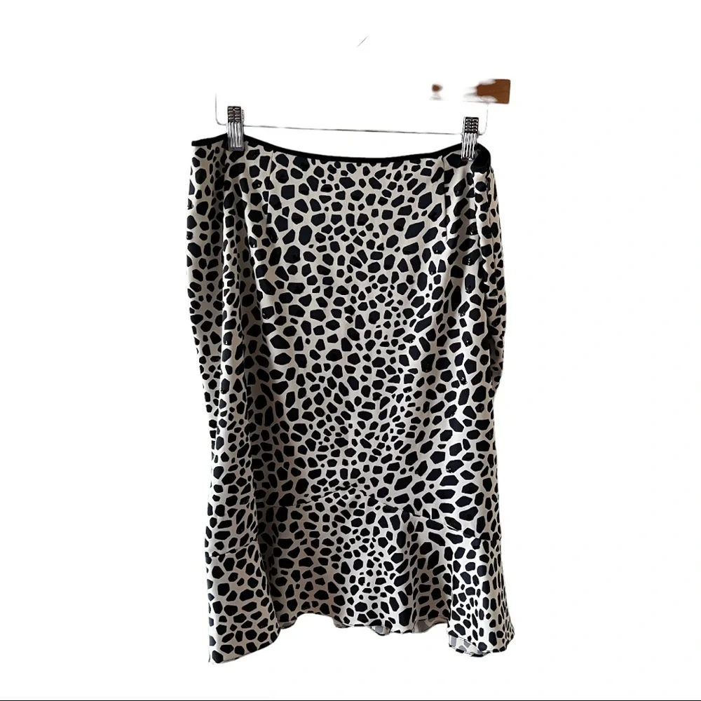 PAPELL BOUTIQUE EVENING ANIMAL PRINT SKIRT